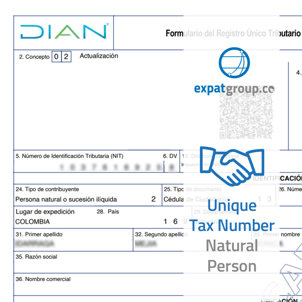 Colombian Tax ID - TIN: How to Obtain the RUT as a Foreigner