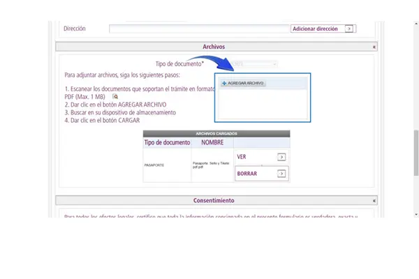 Adjunte la siguiente información en un único archivo PDF - Extienda su sello de turista y permanezca en Colombia.