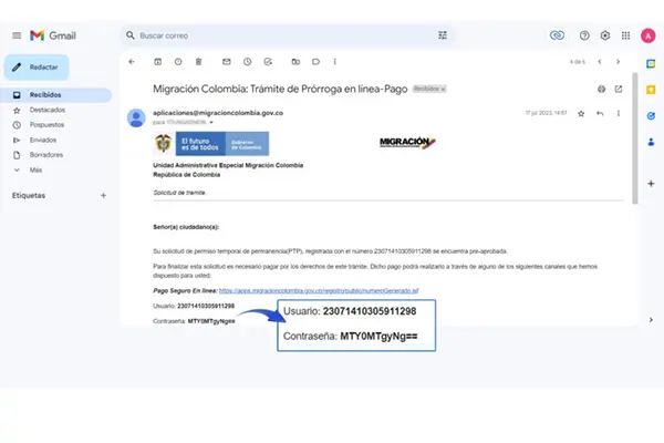 Pago - Extiende tu sello de turista y permanece en Colombia.