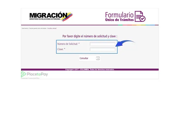Para realizar el pago - Extienda su sello de turista y permanezca en Colombia