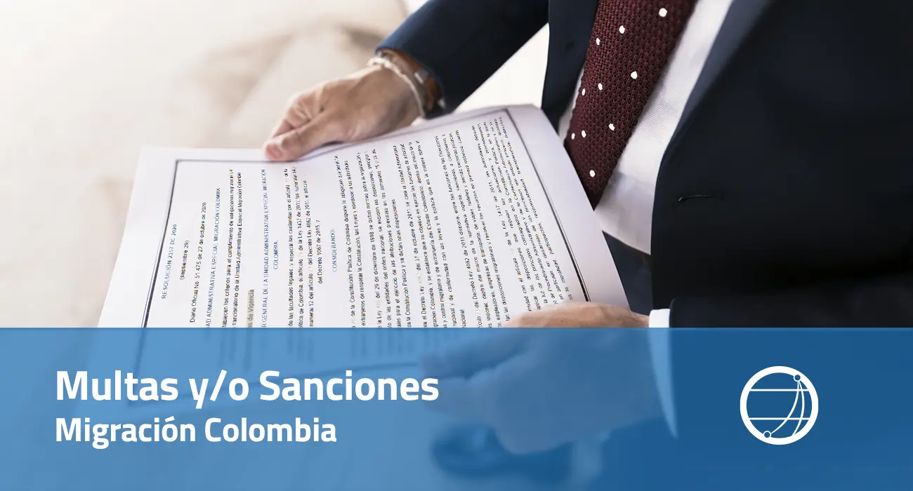 Multas y o Sanciones Migración Colombia