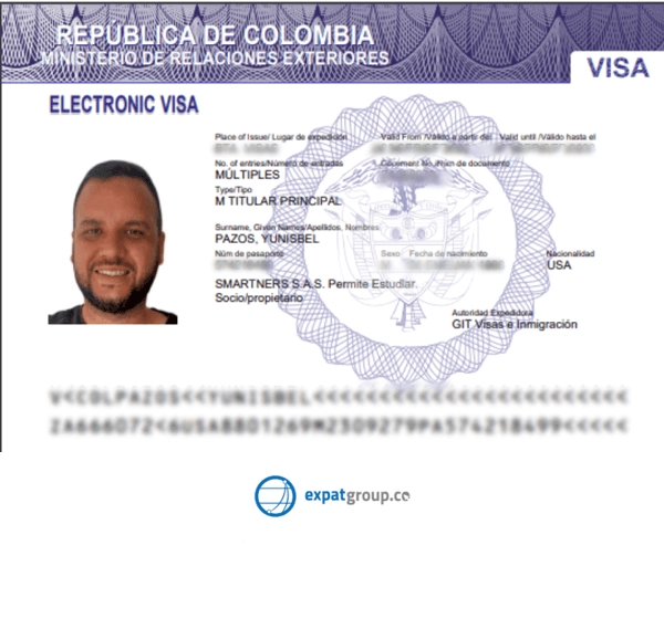Yunisbel Pazos - Visa de Negocios Colombiana