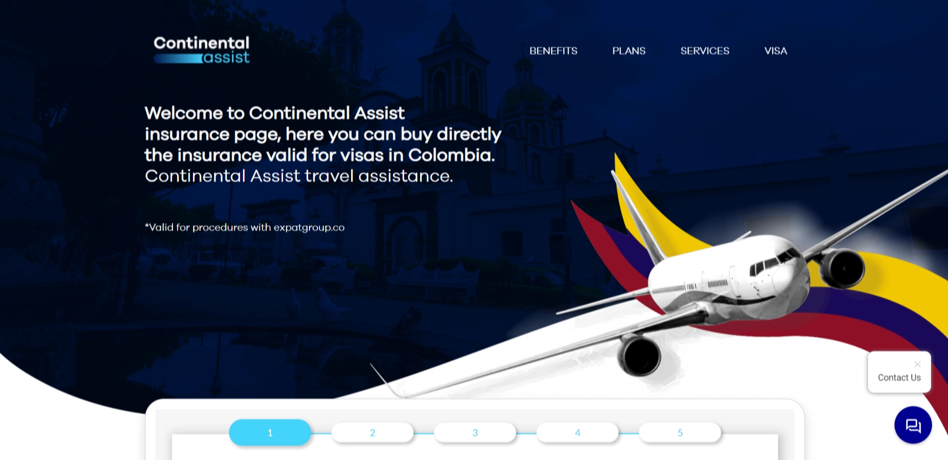 Seguro médico de Viajes Continental Assist