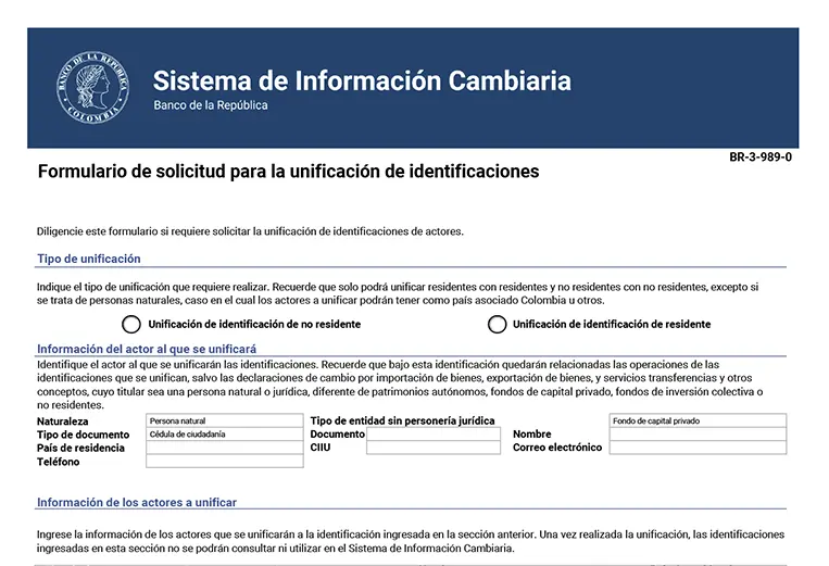 BanRep Identities Unification