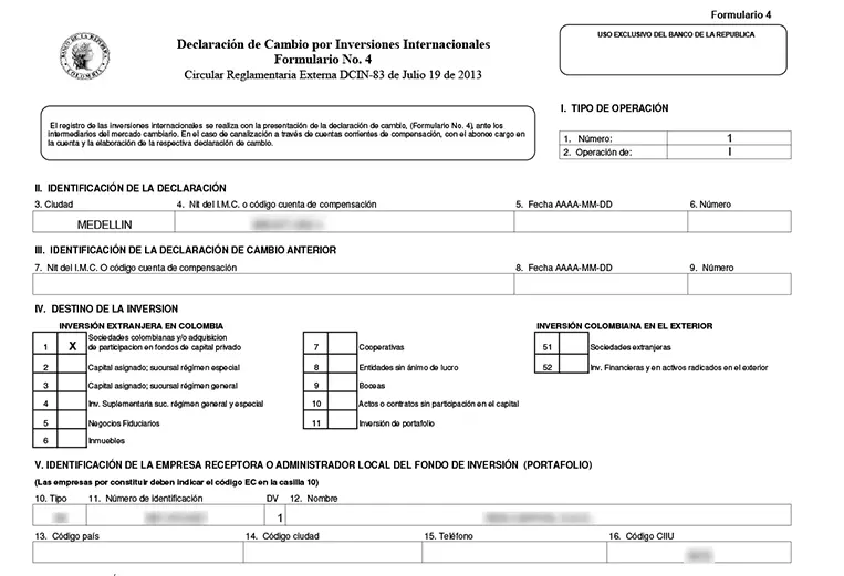 F4 Exchange Form Correction