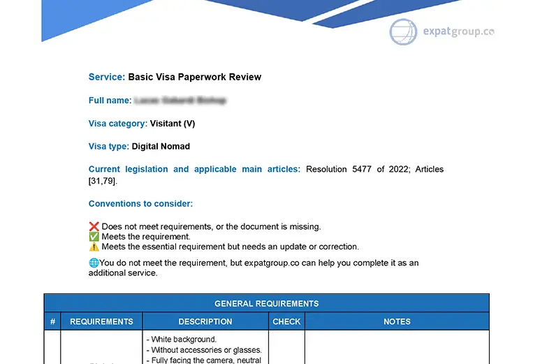 Basic Paperwork Review Service