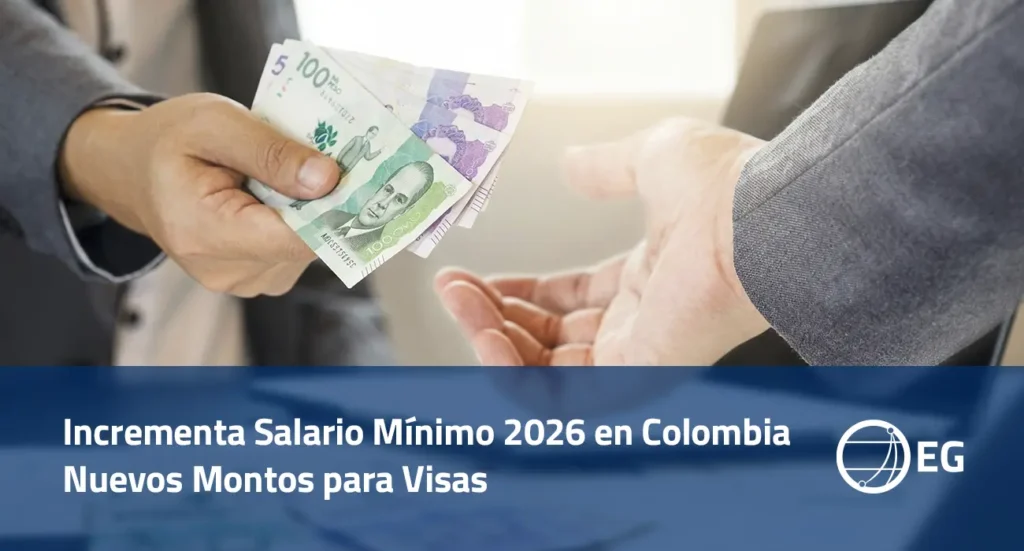 Incrementa Salario Mínimo 2026 en Colombia Nuevos Montos para Visas