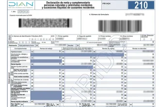 Colombia Income Tax for Individuals - Declaración de Renta