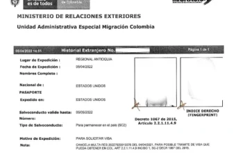 Salvoconducto Colombia