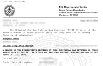 Antecedentes Penales FBI apostilla y traducciones desde Barranquilla