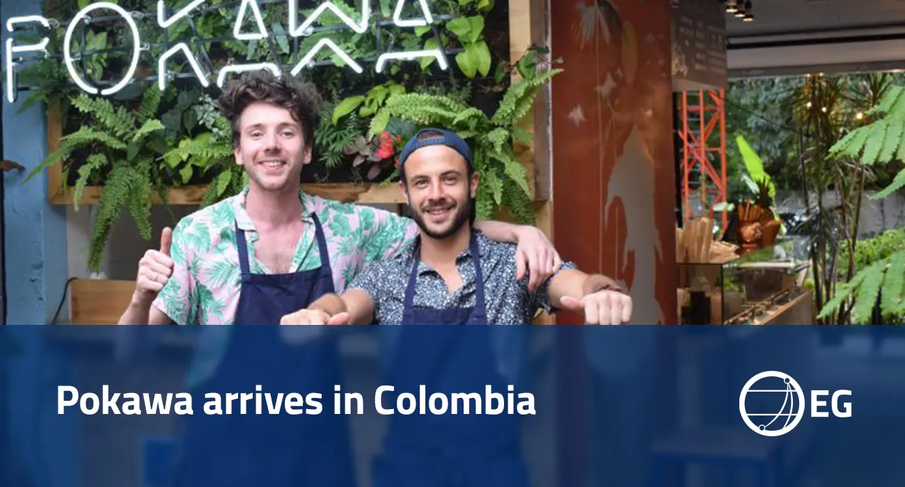 Pokawa arrives in Colombia