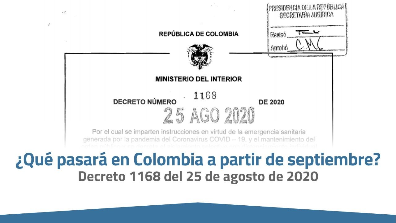 ¿Qué pasará en Colombia a partir de septiembre?