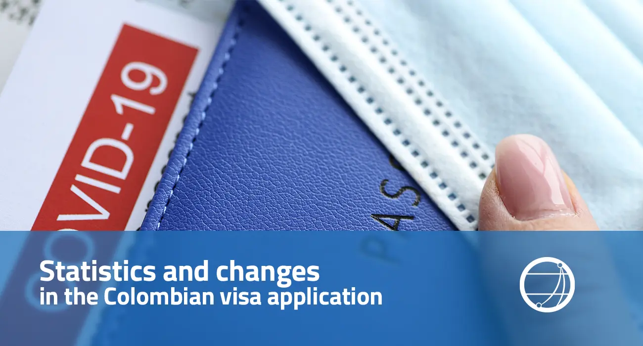 Statistics and changes in the Colombian visa application - 2020