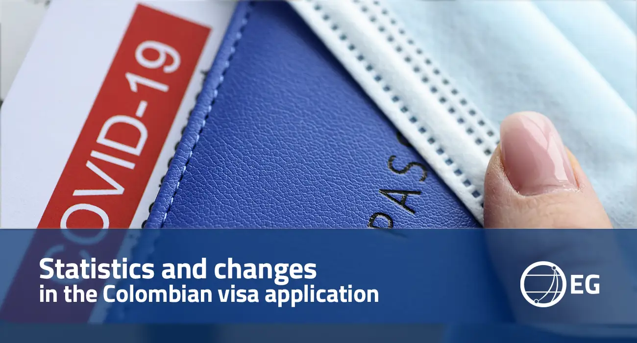 Statistics and changes in the Colombian visa application - 2020