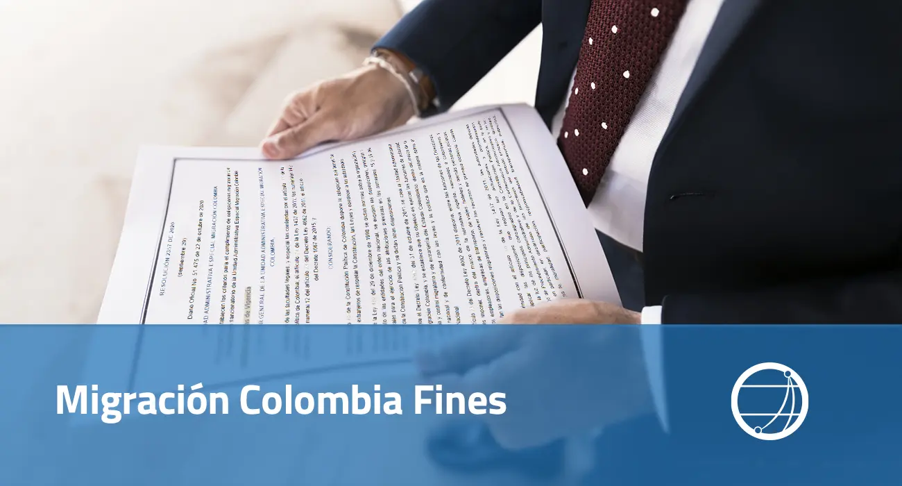 Migración Colombia Fines