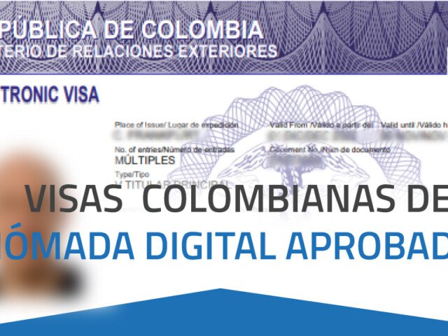 Visas colombianas de Nómada Digital aprobadas