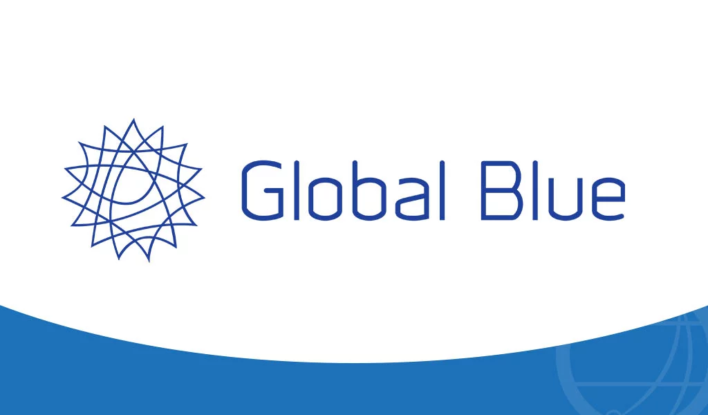Logo de la empresa Global Blue: entidad autorizada para realizar devolución del IVA a extranjeros.