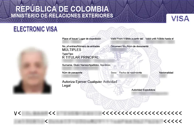 Colombia Resident Visa