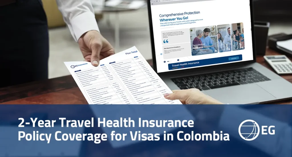 2-Year Travel Health Insurance Policy Coverage for Visas in Colombia