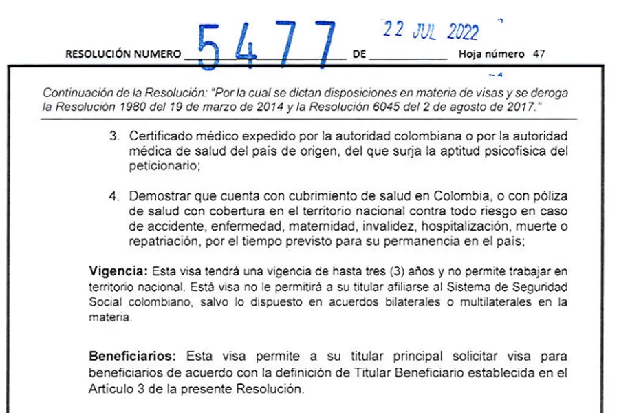 Article 77 where it is mentioned that Retiremen Visa does not allow enrollment in the EPS