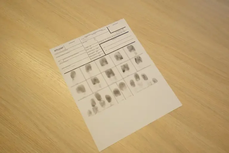 FD-258 Card, also known it as FBI Form 258