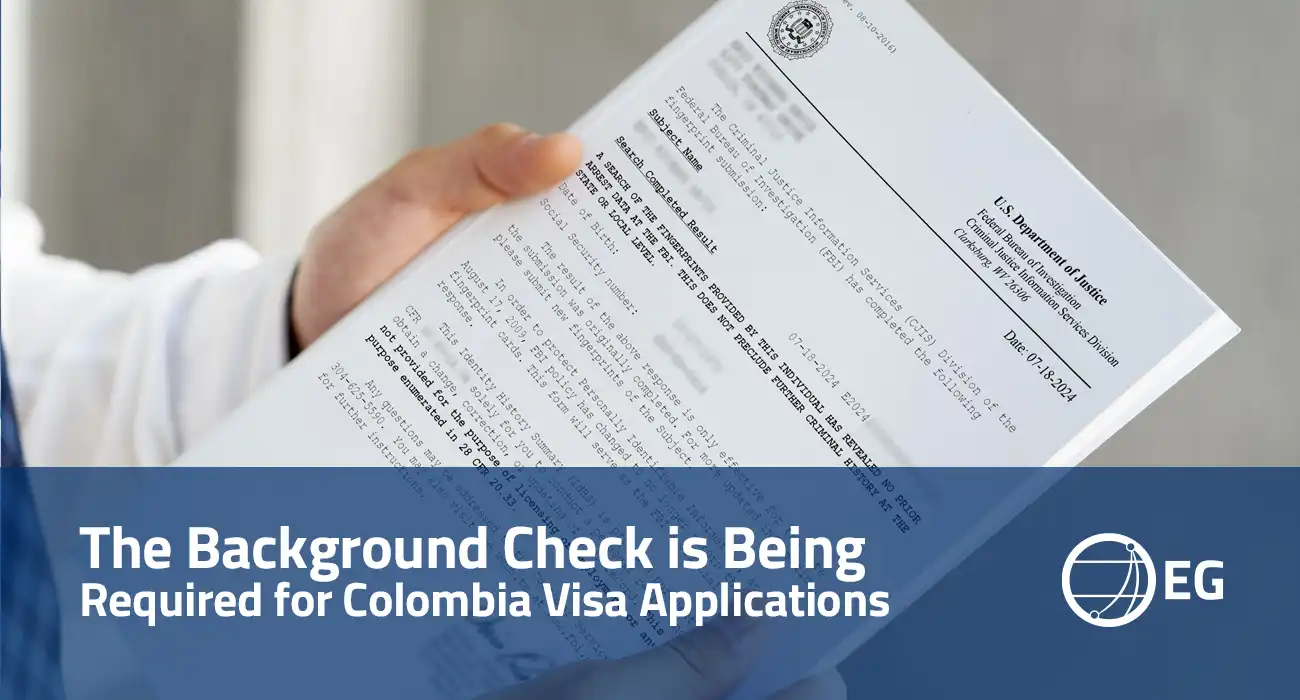 The Background Check is Being Required for Colombia Visa Applications