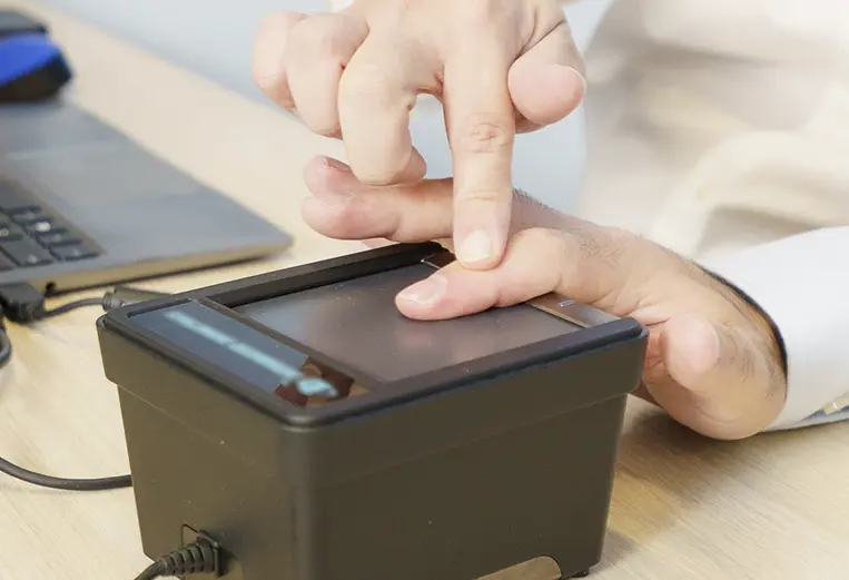 Fingerprinting in Bogotá