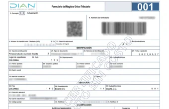 Colombian Tax ID - RUT for Individuals