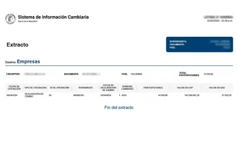 Foreign Direct Investment Certificate
